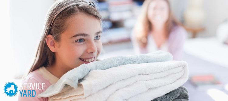 Как отстирать махровые полотенца застиранные?