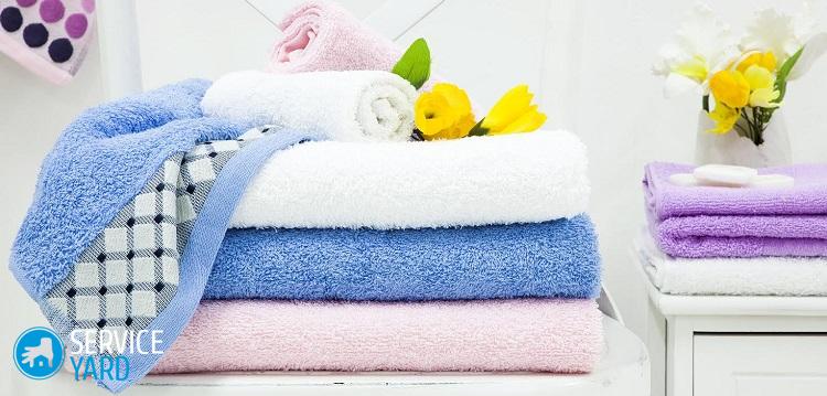 Как отстирать махровые полотенца застиранные?