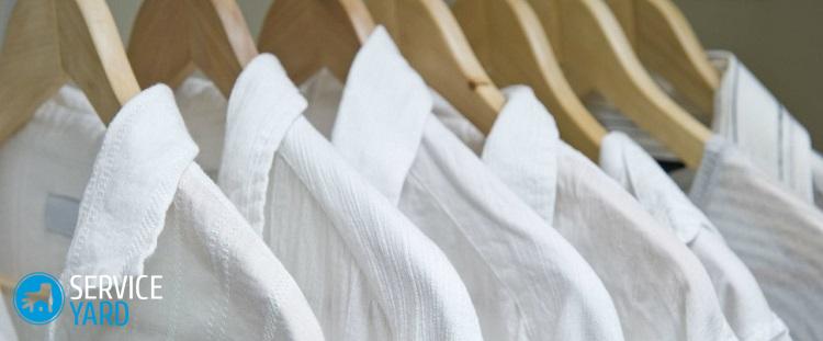 Как отстирать воротник белой рубашки?