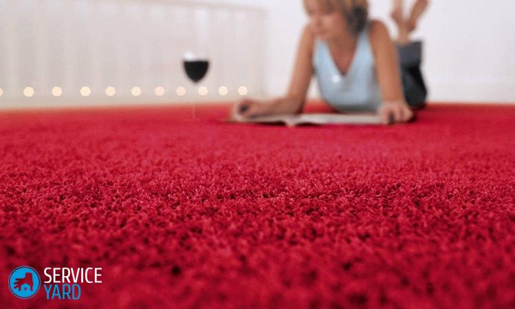 Как почистить ковер с длинным ворсом в домашних условиях?