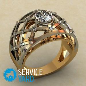 Как почистить золото с бриллиантами?