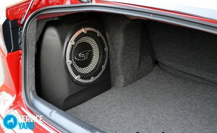 Как подключить активный сабвуфер в машине?