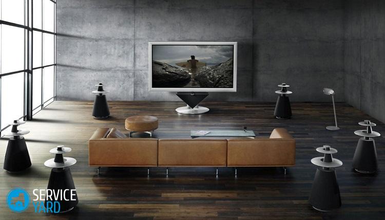 Как подключить колонки от домашнего кинотеатра к телевизору?