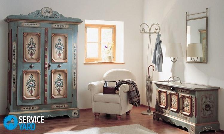 Как покрасить мебель в стиле Прованс?