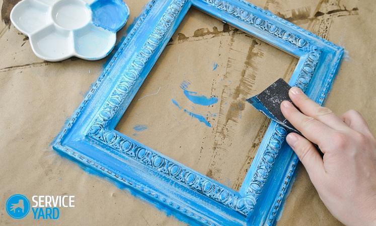 Как покрасить рамку для картины?