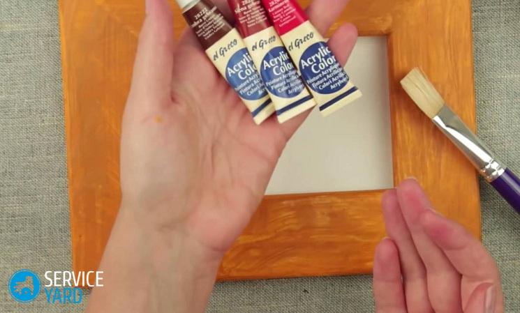 Как покрасить рамку для картины?