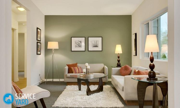 Как покрасить стену в два цвета?