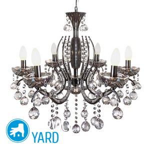 Как помыть хрустальную люстру с подвесками?