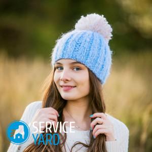 Как постирать шапку с меховым помпоном?