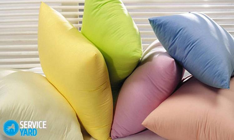 Как постирать синтепоновую подушку в стиральной машине?