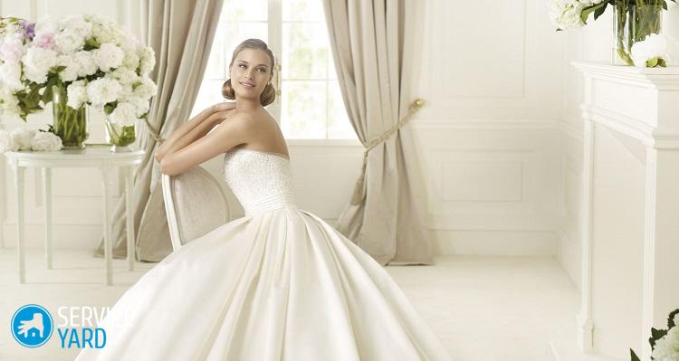 Как постирать свадебное платье со стразами в домашних условиях?