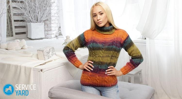 Как постирать свитер, чтобы он сел?