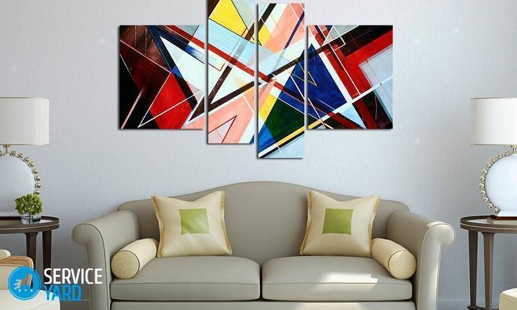 Как повесить картину на стену без сверления стены?