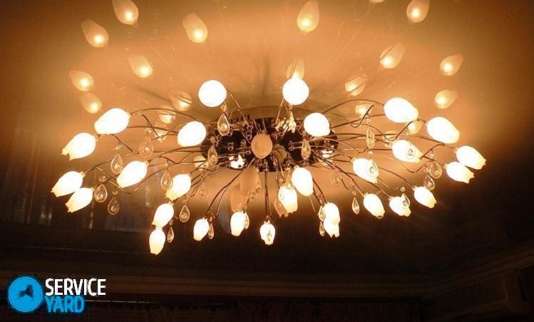 Как повесить люстру на гипсокартонный потолок?