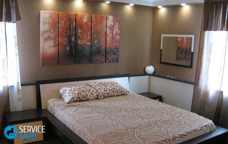 Как повесить модульную картину из 5 частей на стену?