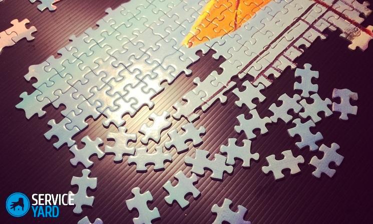 Как повесить пазл на стену?