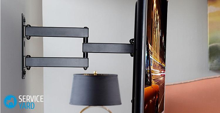 Как повесить телевизор на стену с кронштейном?