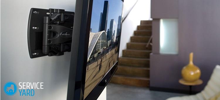 Как повесить телевизор на стену с кронштейном?