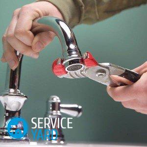 Как разобрать смеситель в душевой кабине?