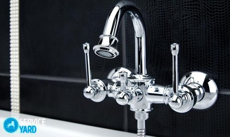 Как разобрать смеситель в душевой кабине?