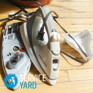 Как разобрать утюг Тефаль?