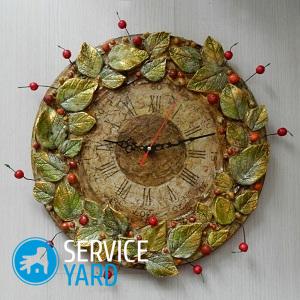 Как сделать часы из картона?