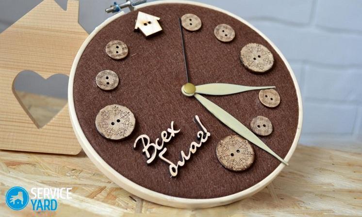 Как сделать часы из картона?