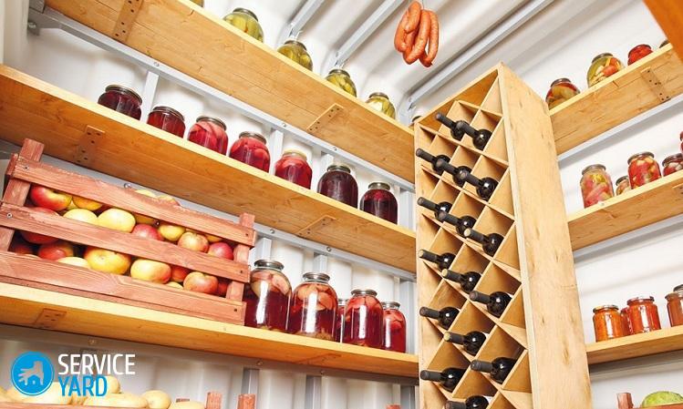 Как сделать деревянную полку в подвале?