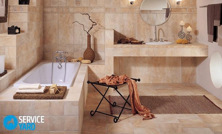 Как сделать экран под ванну из плитки?