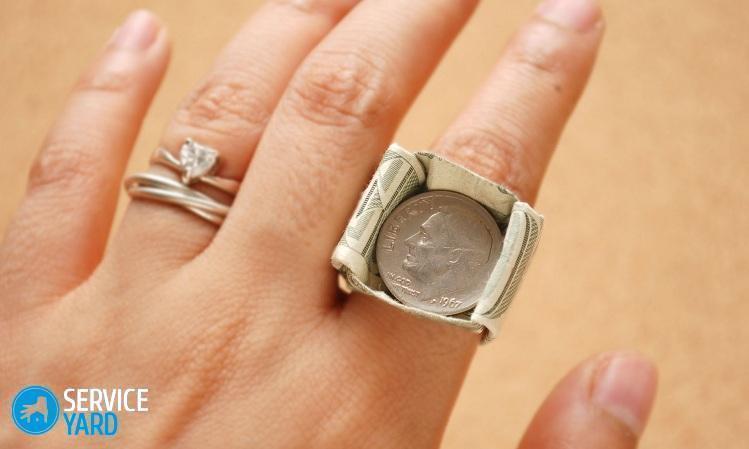 Как сделать кольцо из бумаги?