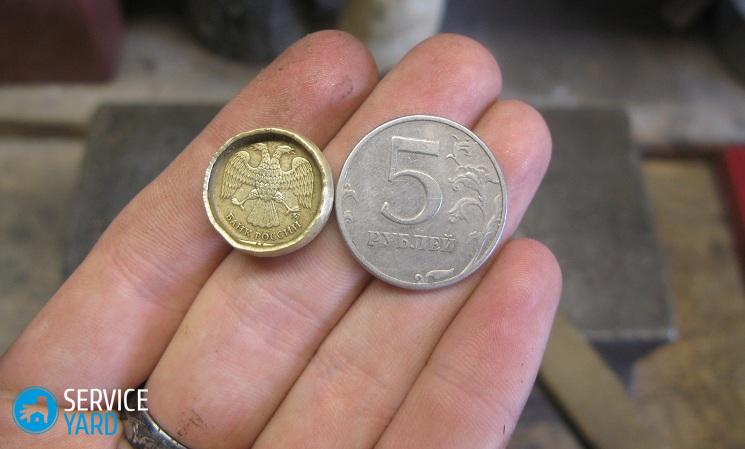 Как сделать кольцо из монеты?