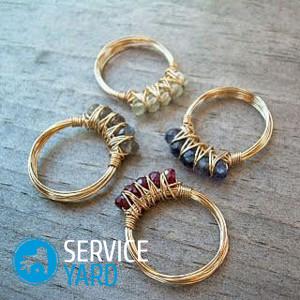 Как сделать кольцо из проволоки?