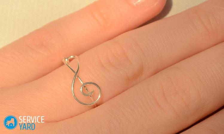 Как сделать кольцо из проволоки?