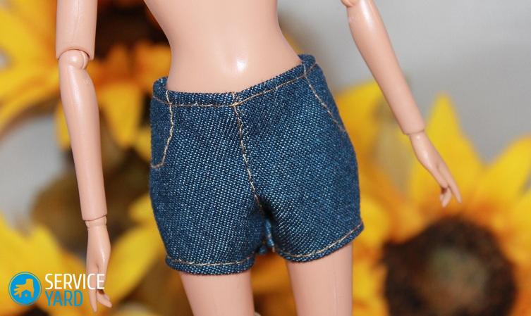 Как сделать штаны для куклы?