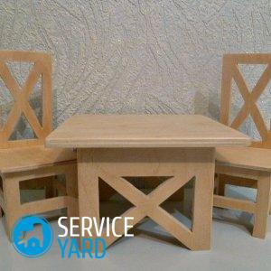 Как сделать стол для кукол?