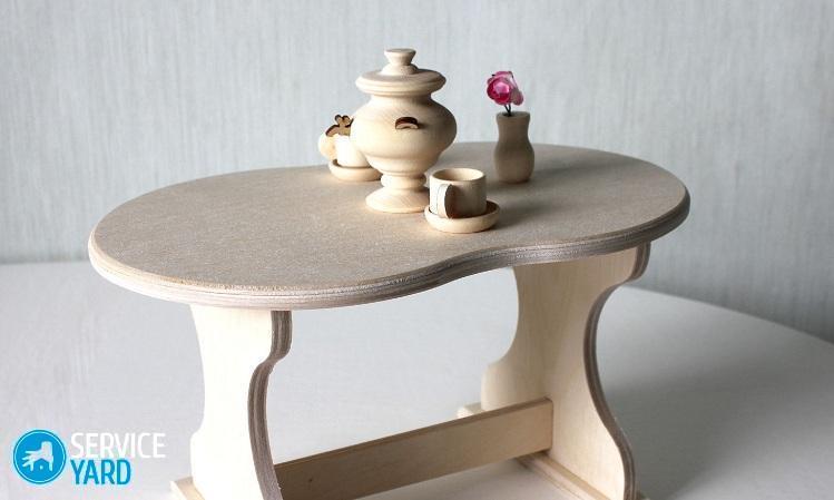 Как сделать стол для кукол?