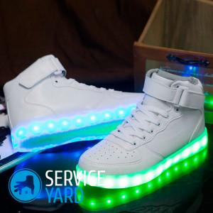 Как сделать светящиеся кроссовки?