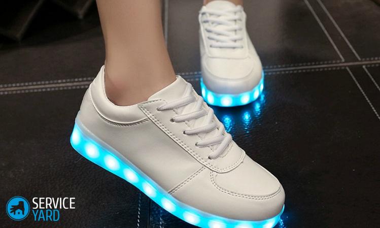 Как сделать светящиеся кроссовки?