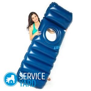 Как сдуть надувной матрас?