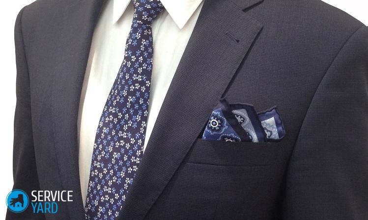 Как сложить платок в карман пиджака?