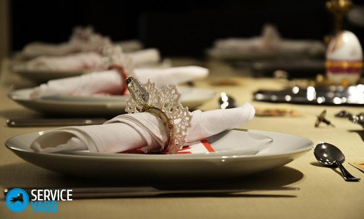 Как сложить салфетки для сервировки стола тканевые?