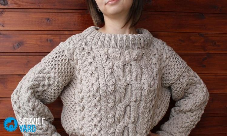 Как сложить свитер?
