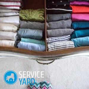 Как сложить вещи в шкафу компактно?