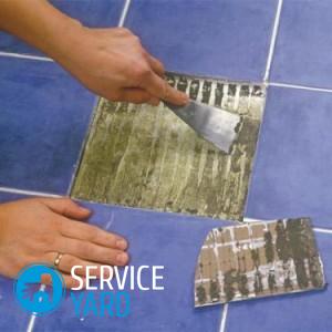 Как снять плитку в ванной со стены?