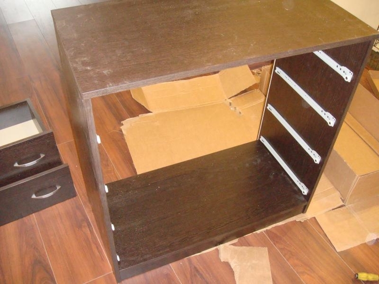 Как собрать комод с направляющими и ящиками: схема и рекомендации