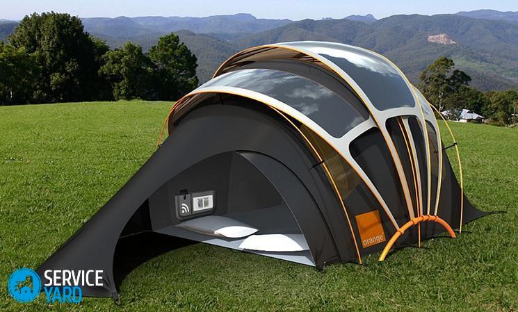 Как собрать палатку восьмеркой ? видео