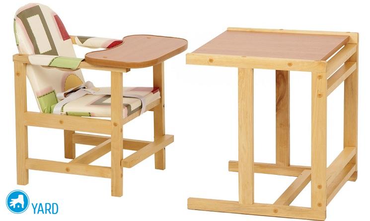 Как собрать стульчик для кормления?