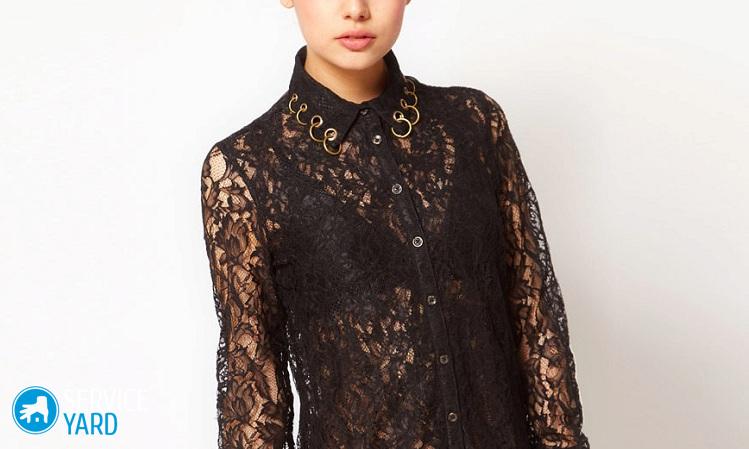 Как сшить блузку из гипюра своими руками?