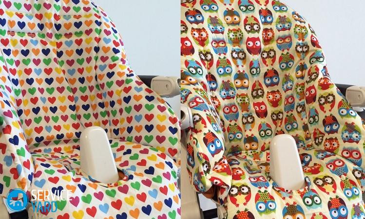 Как сшить чехол на стульчик для кормления?