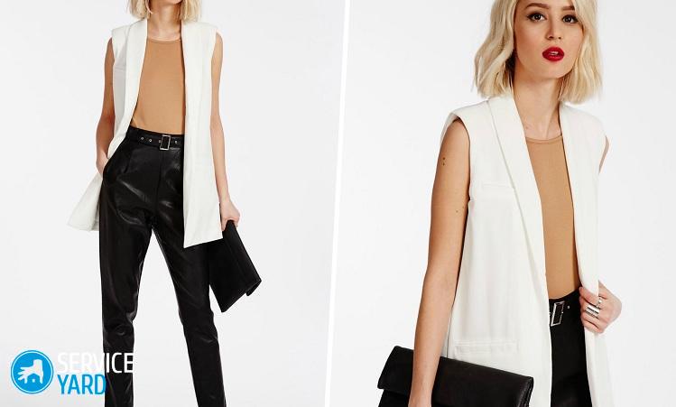 Как сшить длинный жилет без рукавов?